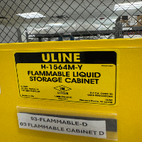 ULINE 45 Gallon Flammable Liquid Storage Cabinet image 0